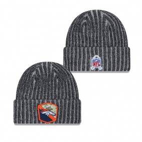 Men's Denver Broncos Black 2023 Salute To Service Cuffed Knit Hat