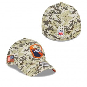 Men's Denver Broncos Camo 2023 Salute To Service 39THIRTY Flex Hat