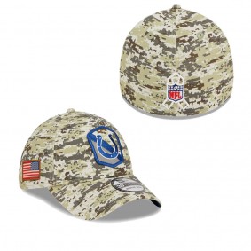 Men's Indianapolis Colts Camo 2023 Salute To Service 39THIRTY Flex Hat