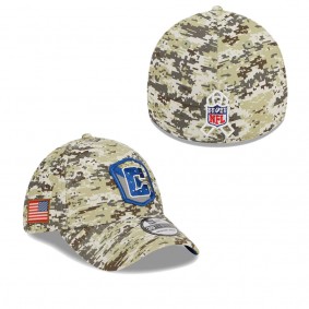 Men's Indianapolis Colts Camo 2023 Salute To Service Flex Hat