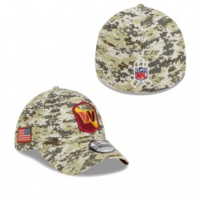 Men's Washington Commanders Camo 2023 Salute To Service 39THIRTY Flex Hat