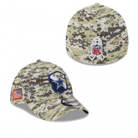 Men's Dallas Cowboys Camo 2023 Salute To Service 39THIRTY Flex Hat