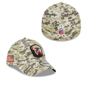 Men's Atlanta Falcons Camo 2023 Salute To Service 39THIRTY Flex Hat