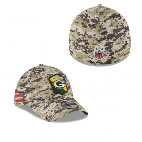 Men's Green Bay Packers Camo 2023 Salute To Service 39THIRTY Flex Hat