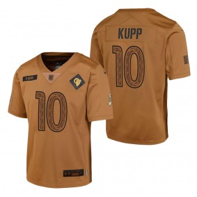 Youth Los Angeles Rams Cooper Kupp Brown 2023 Salute To Service Limited Jersey
